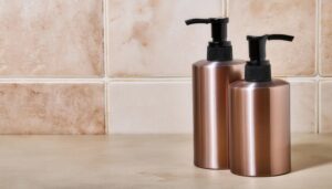 ブロンズのディスペンサーボトル