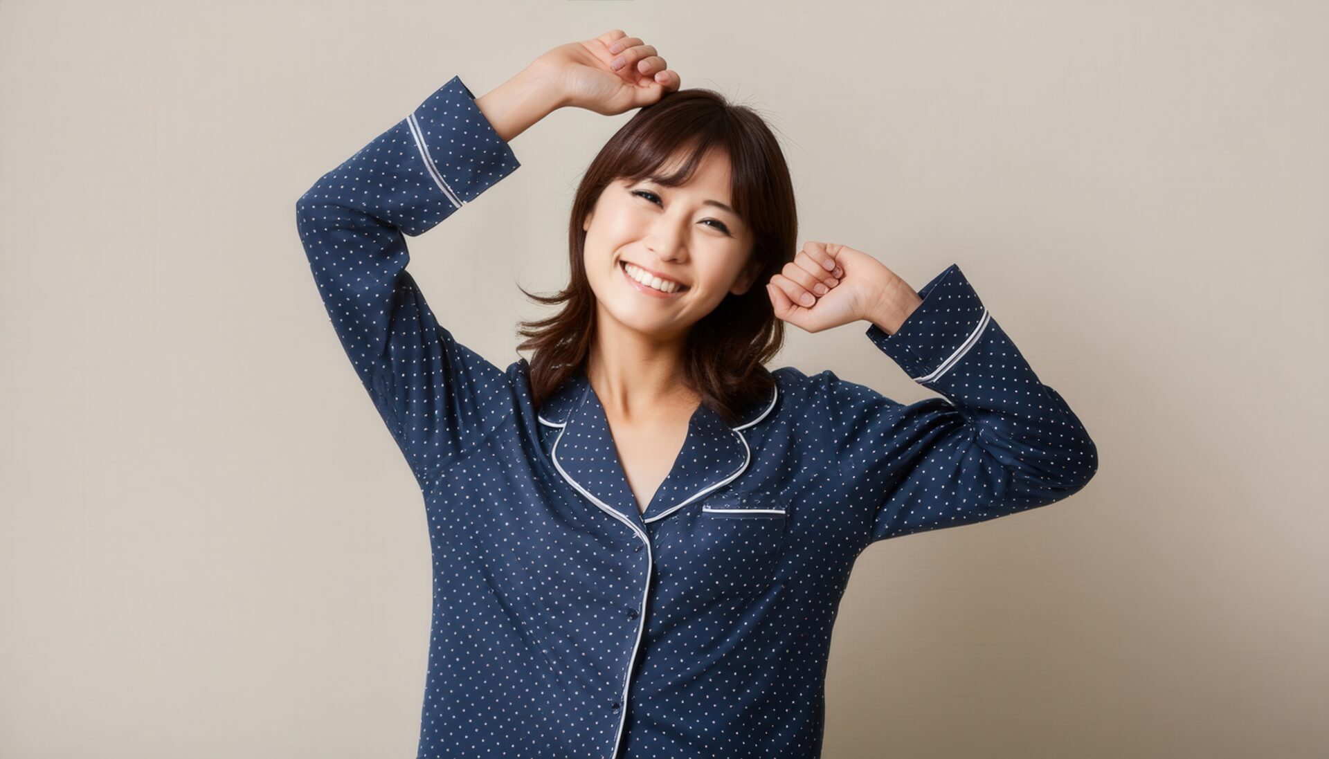 朝のストレッチ1