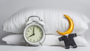 月とベビー服をモチーフにした小物