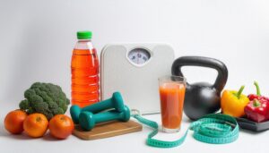 健康管理アイテムと食材