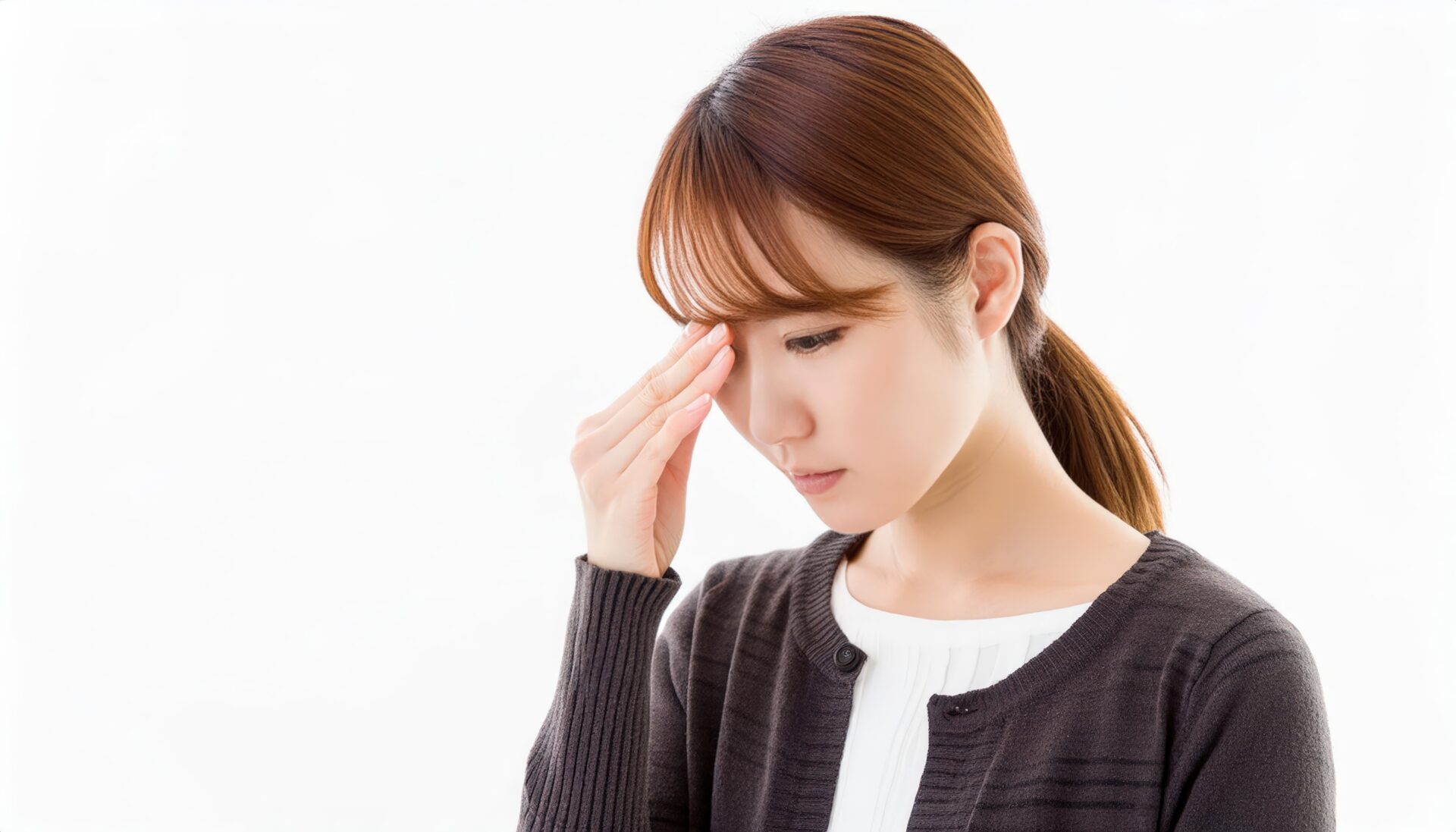 目の疲れを感じる人