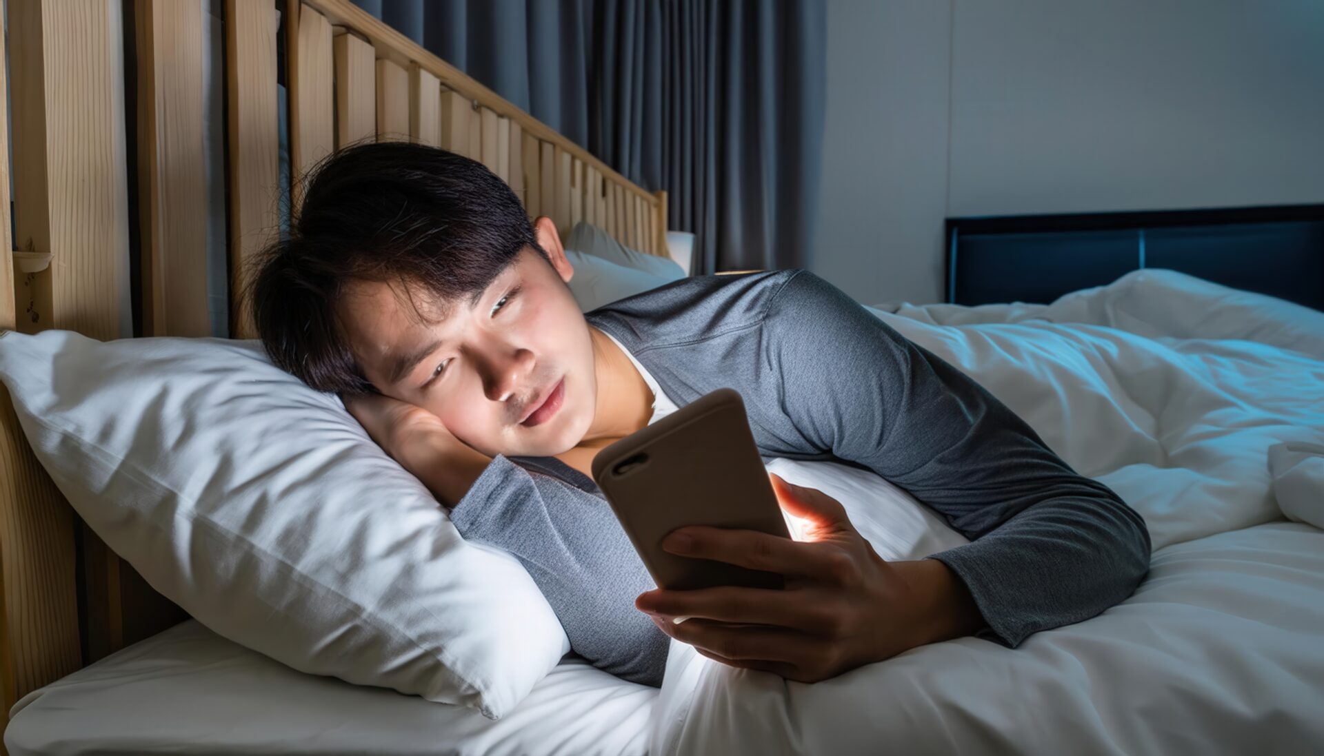 寝ながらスマホ16