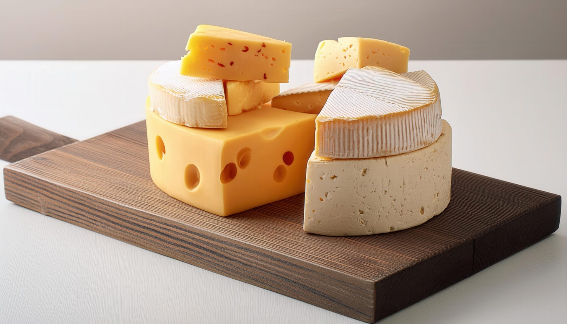 チーズ盛り合わせ（木のボード）