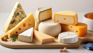 多種類のチーズプレート