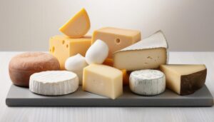 色々なチーズの盛り合わせ