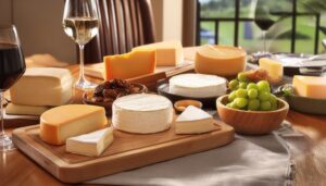 種類豊富なチーズ盛り合わせ