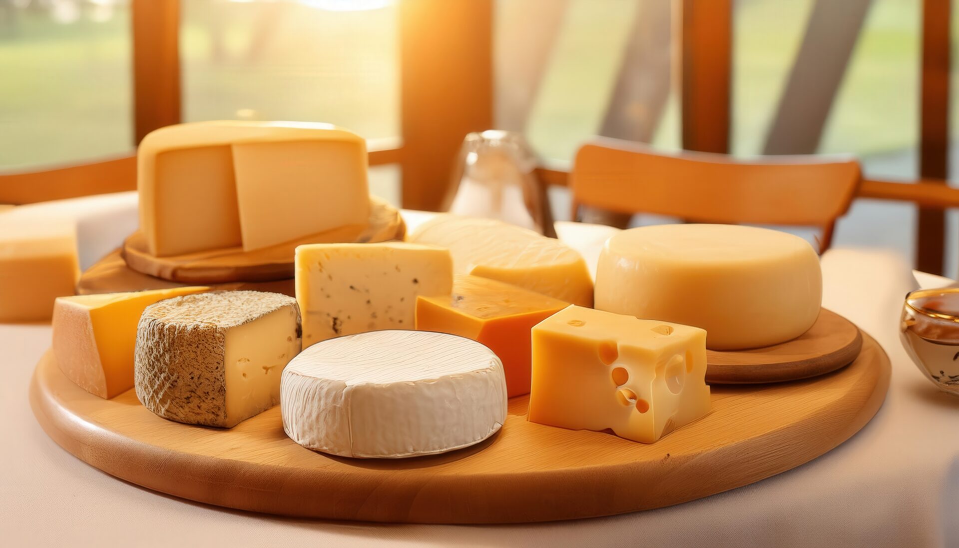 バリエーション豊かなチーズセット