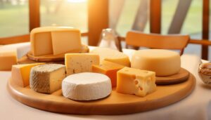 バリエーション豊かなチーズセット