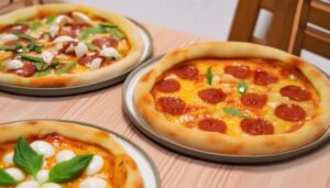 ペパロニピザとバジル