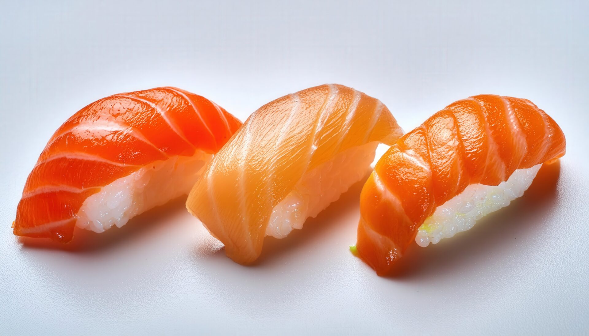 サーモンと白身の寿司