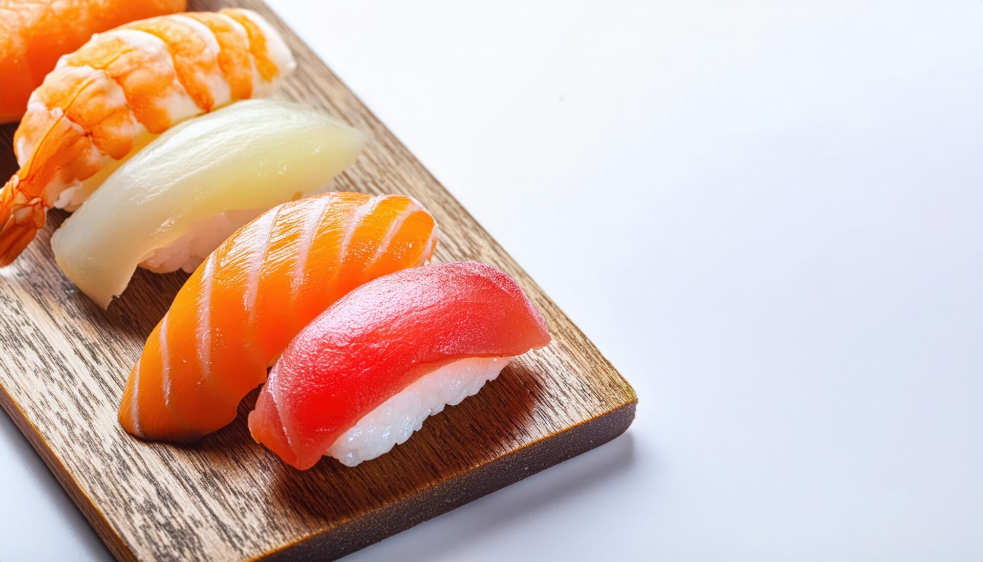 寿司盛り合わせ（木製プレート）