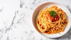 トマトソーススパゲッティ
