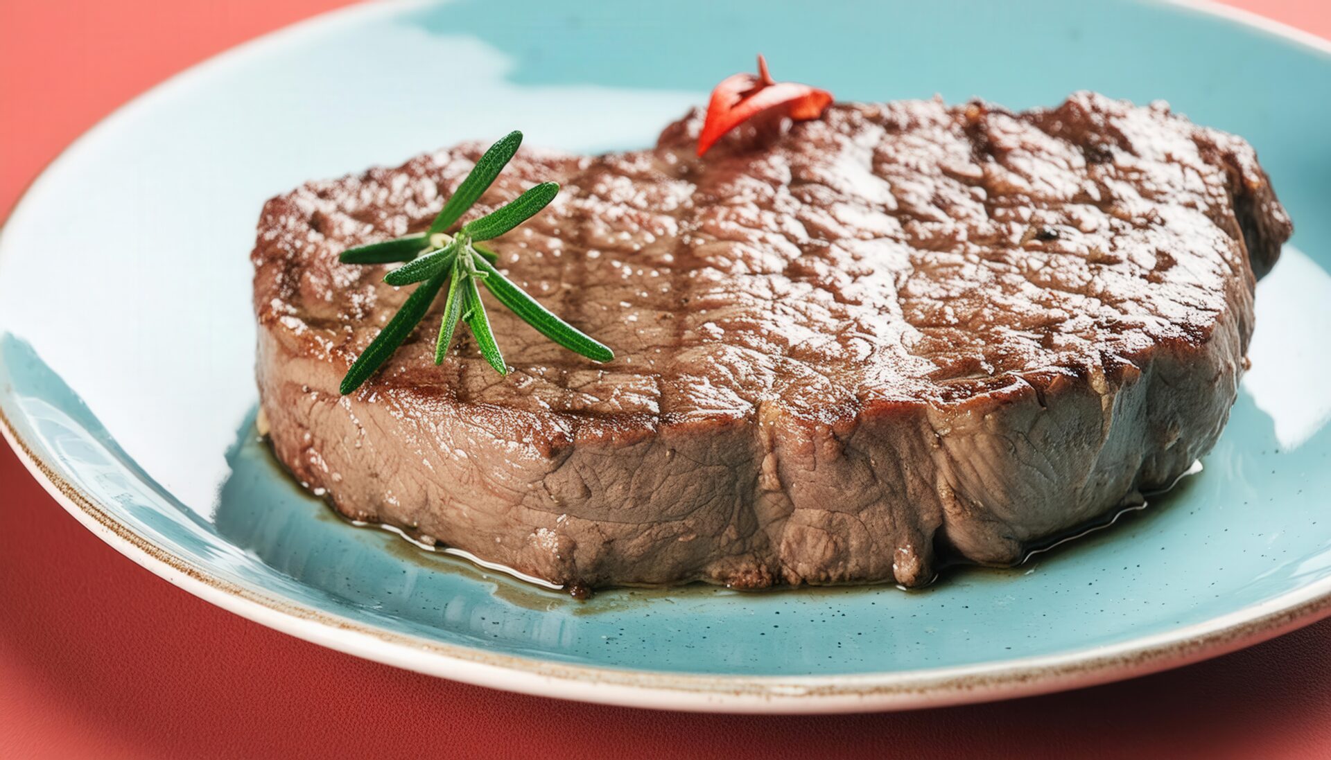 ステーキとチリペッパー