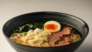 ラーメンのアップ