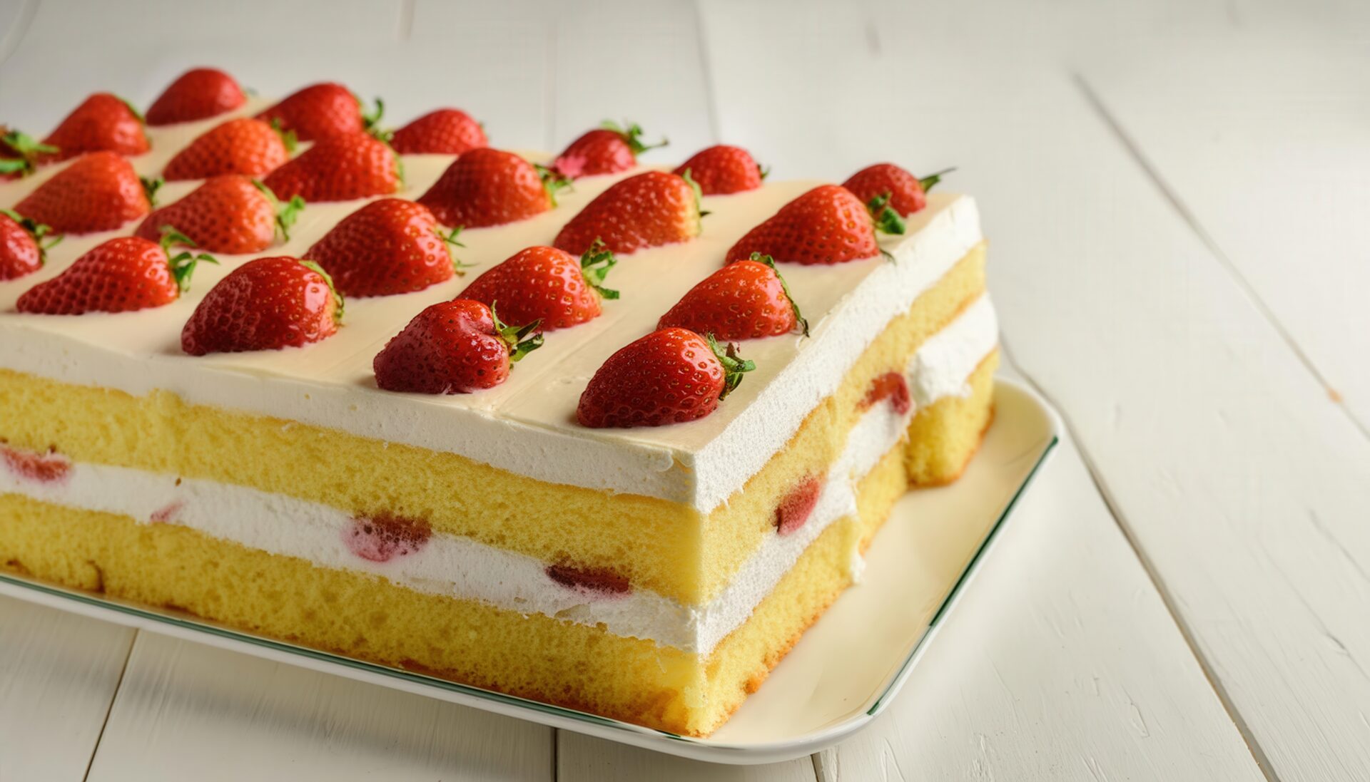 四角いいちごショートケーキ