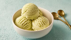 抹茶アイスの盛り合わせ