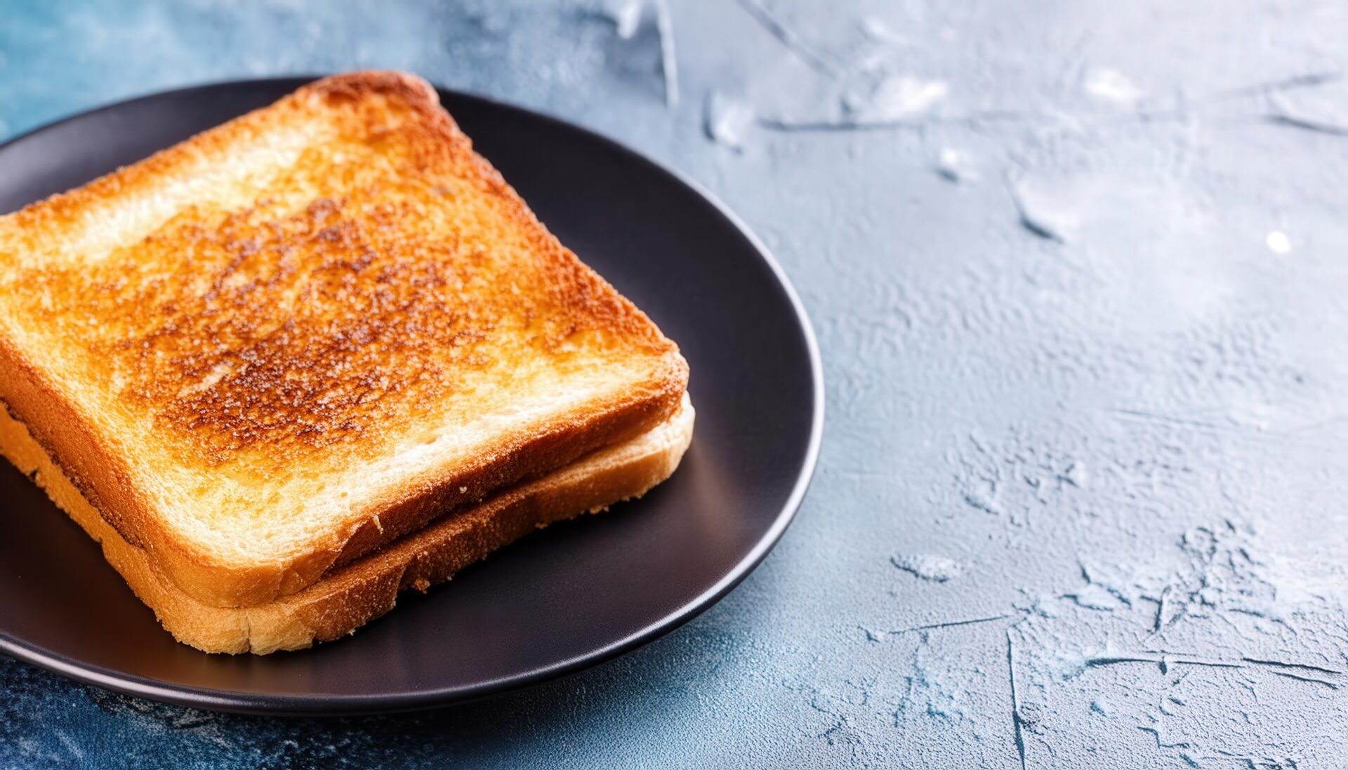 焼きたてトースト（黒皿）