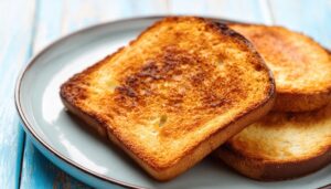 焼きたてのトースト