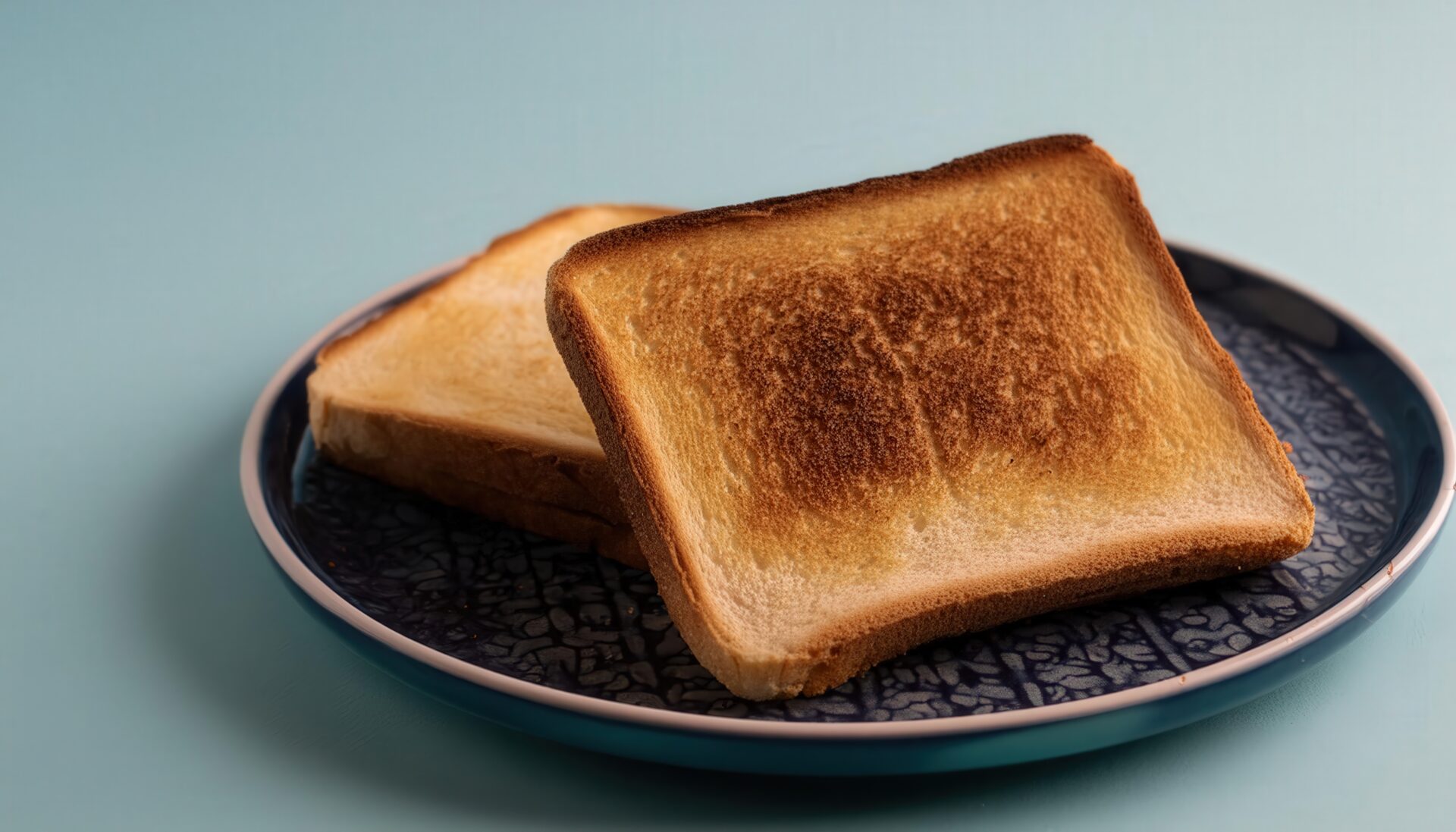 和風皿のトースト