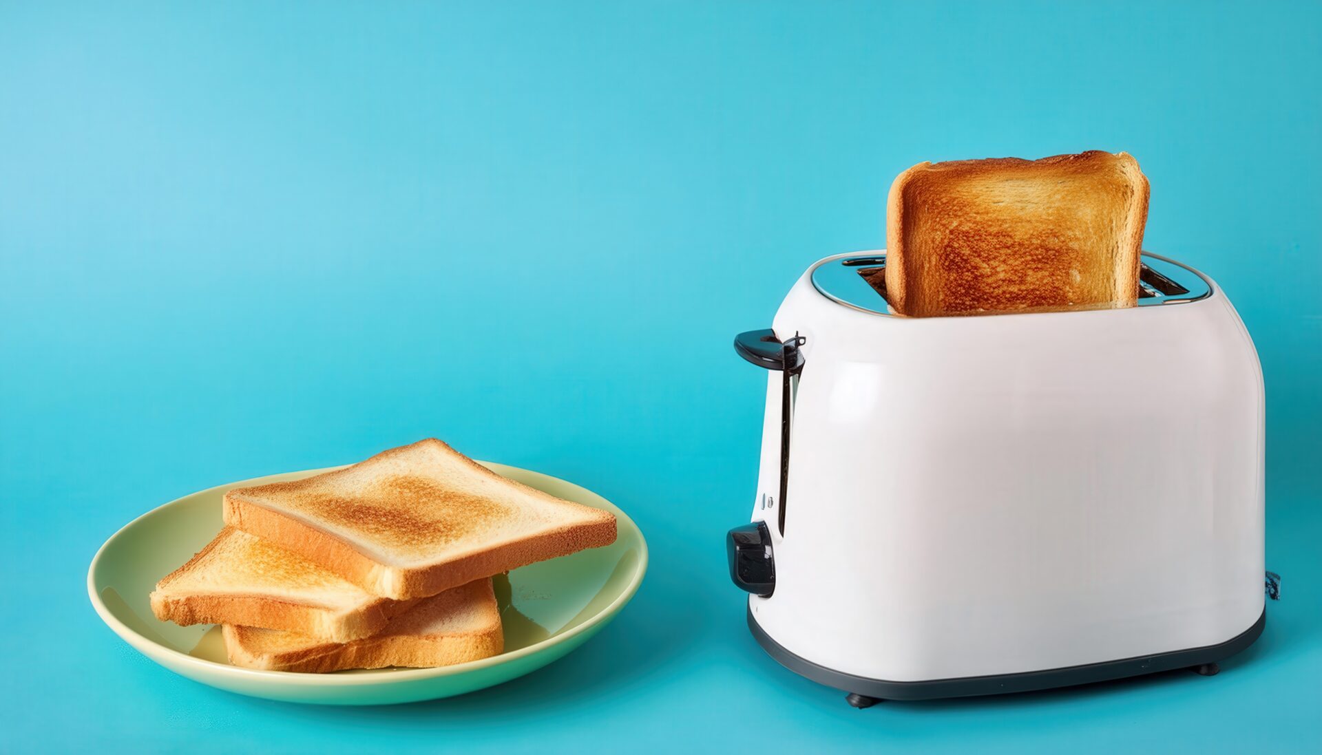 トースターから出るトースト