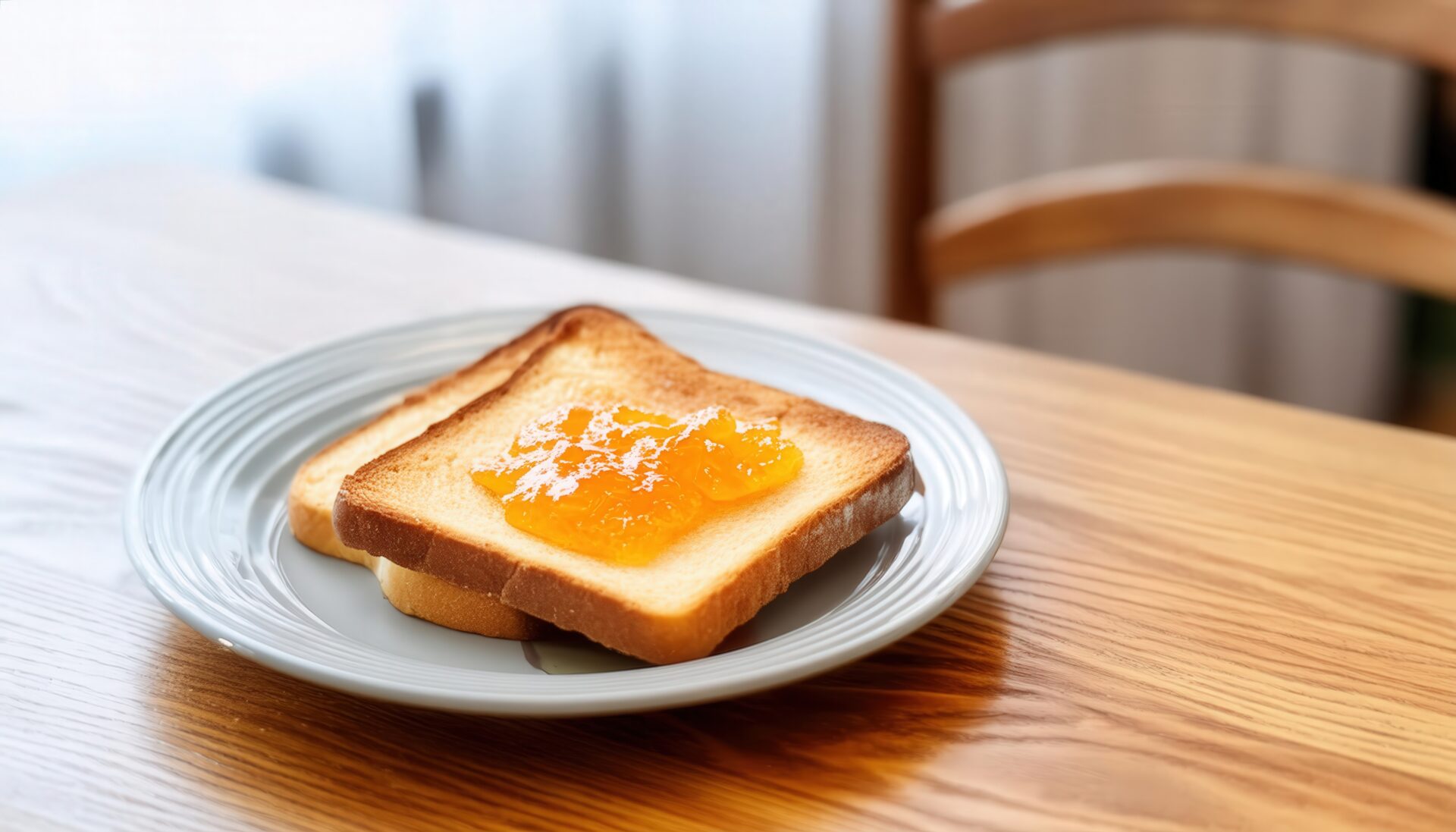 朝の光とトースト