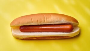 シンプルなホットドッグ