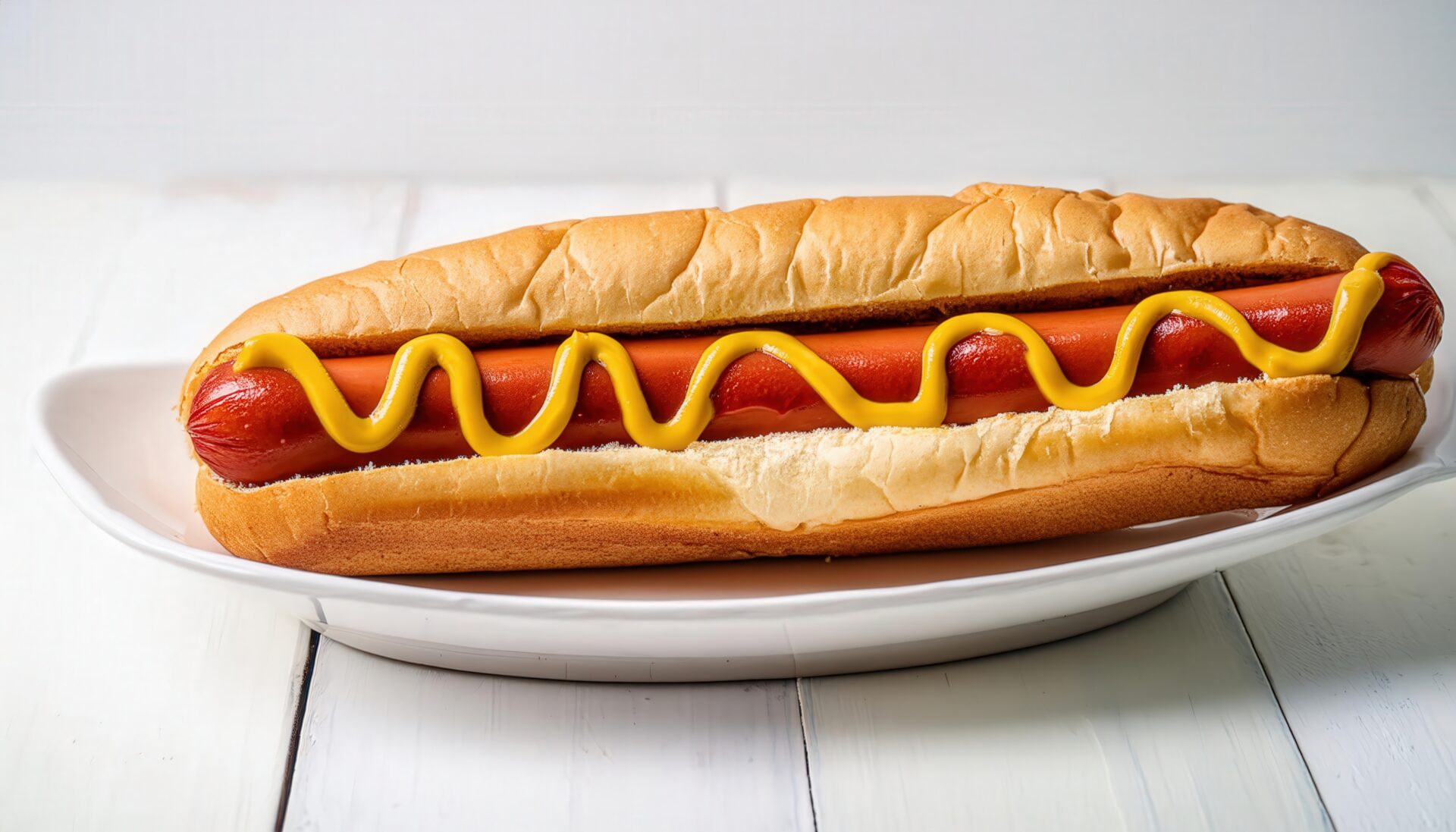 マスタードホットドッグ