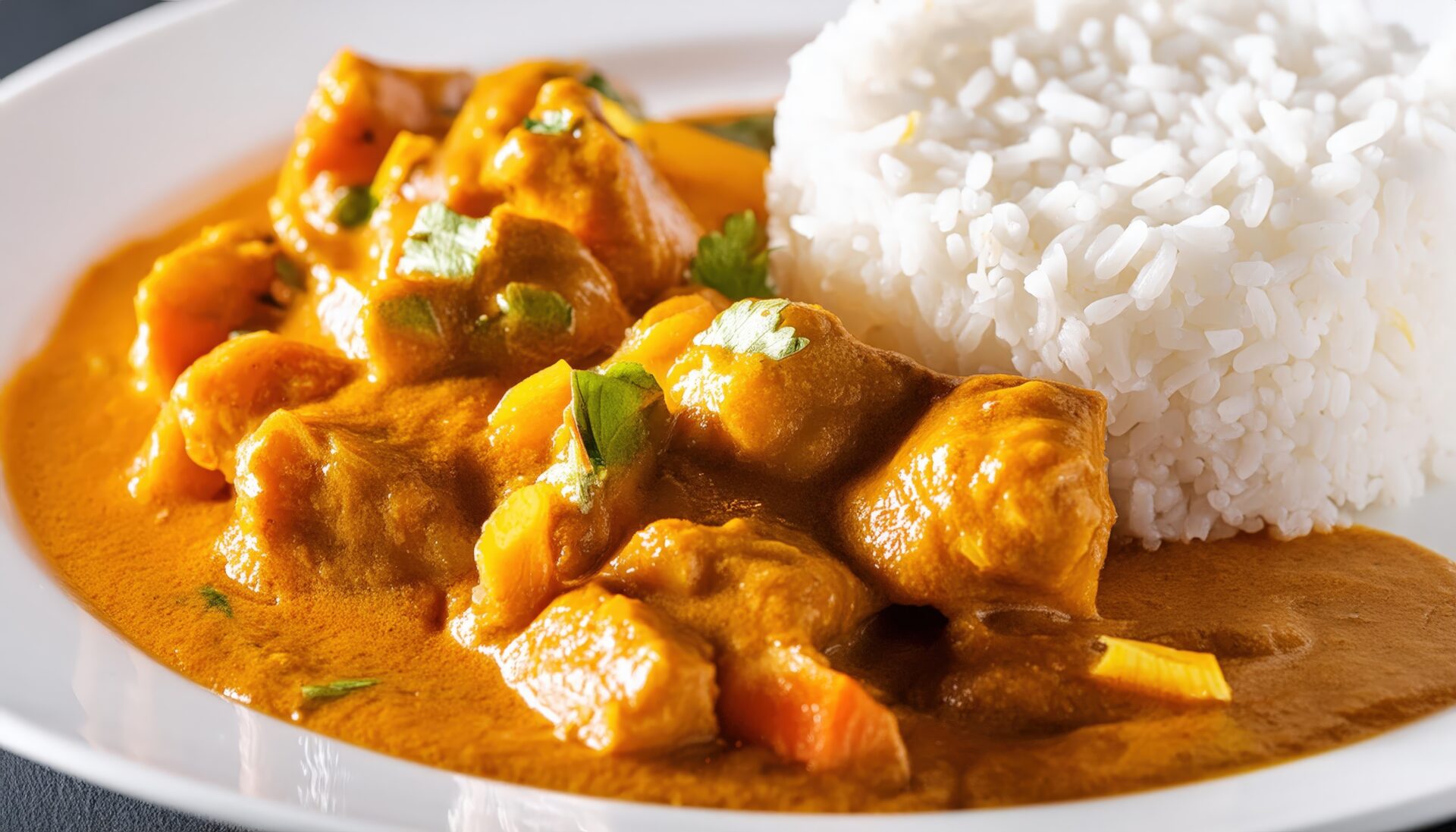 クローズアップのカレーライス