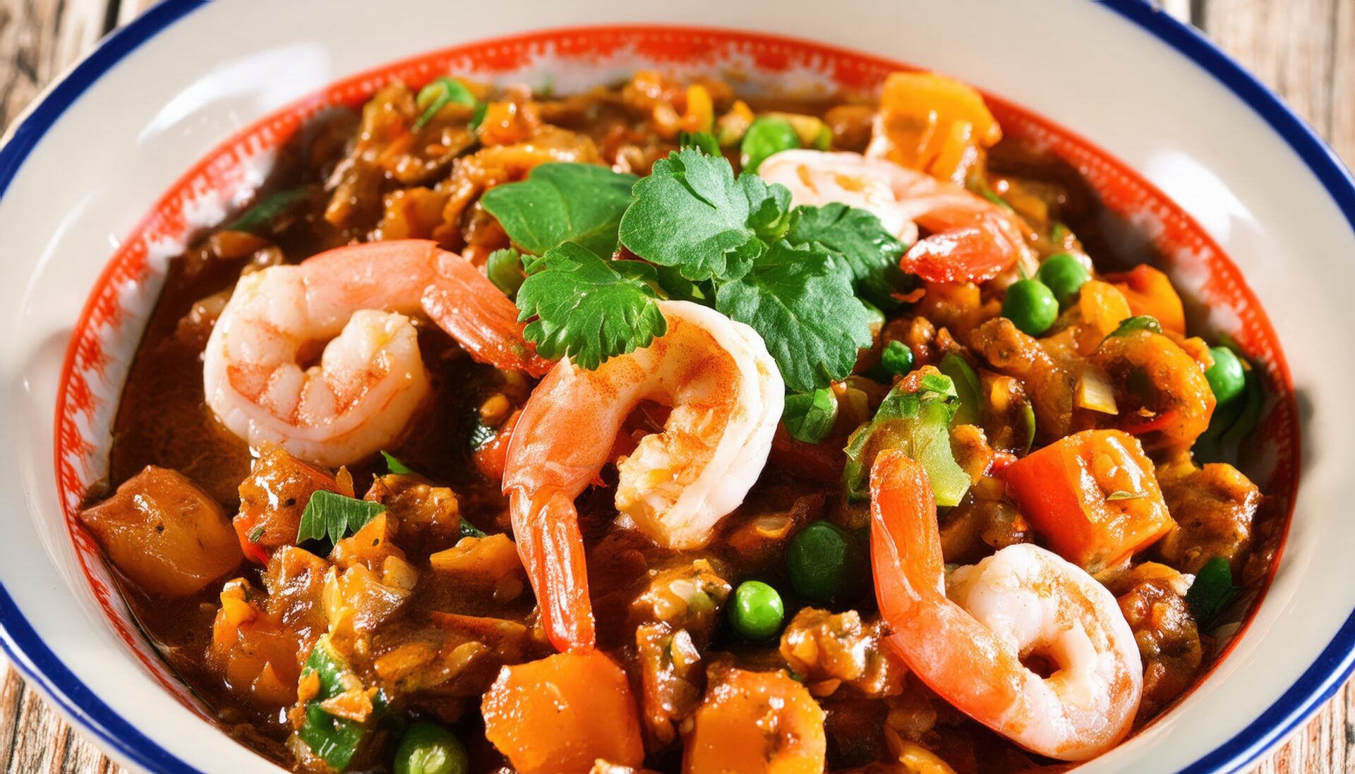 エビと野菜のシチュー