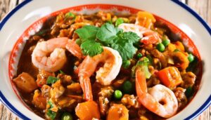 エビと野菜のシチュー