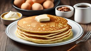 バターのせパンケーキ