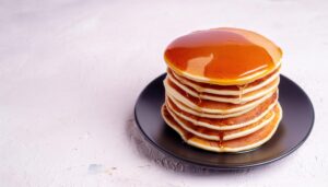 メープルたっぷりパンケーキ