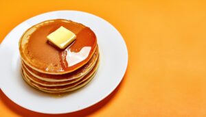 パンケーキとバター