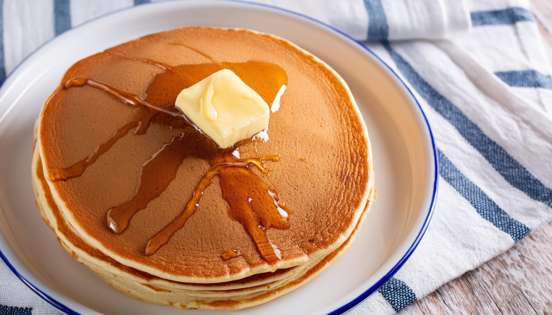 パンケーキとシロップ