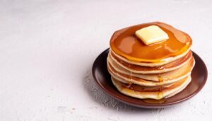 蜂蜜たっぷりのパンケーキ