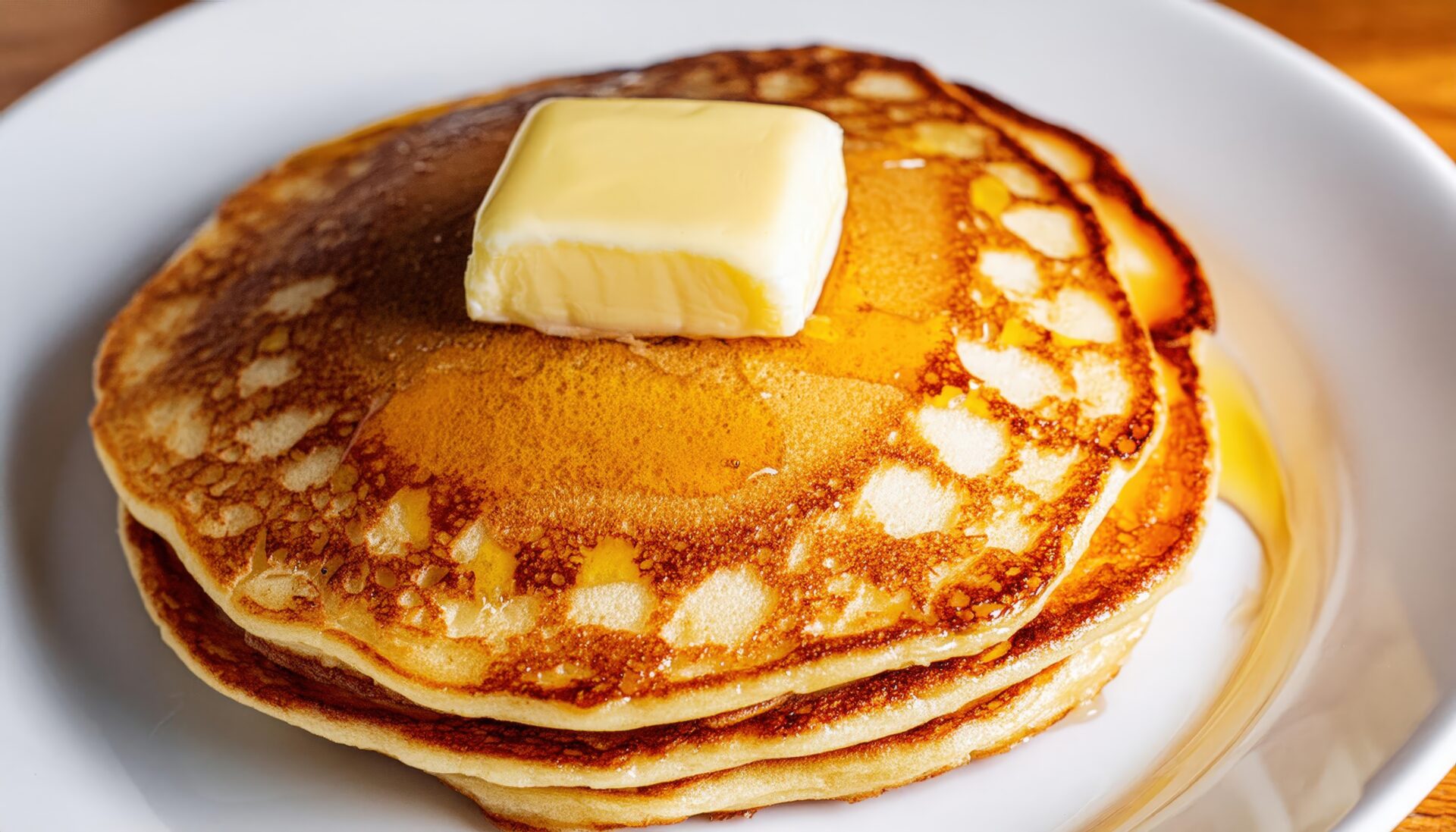 焼き目が特徴のパンケーキ