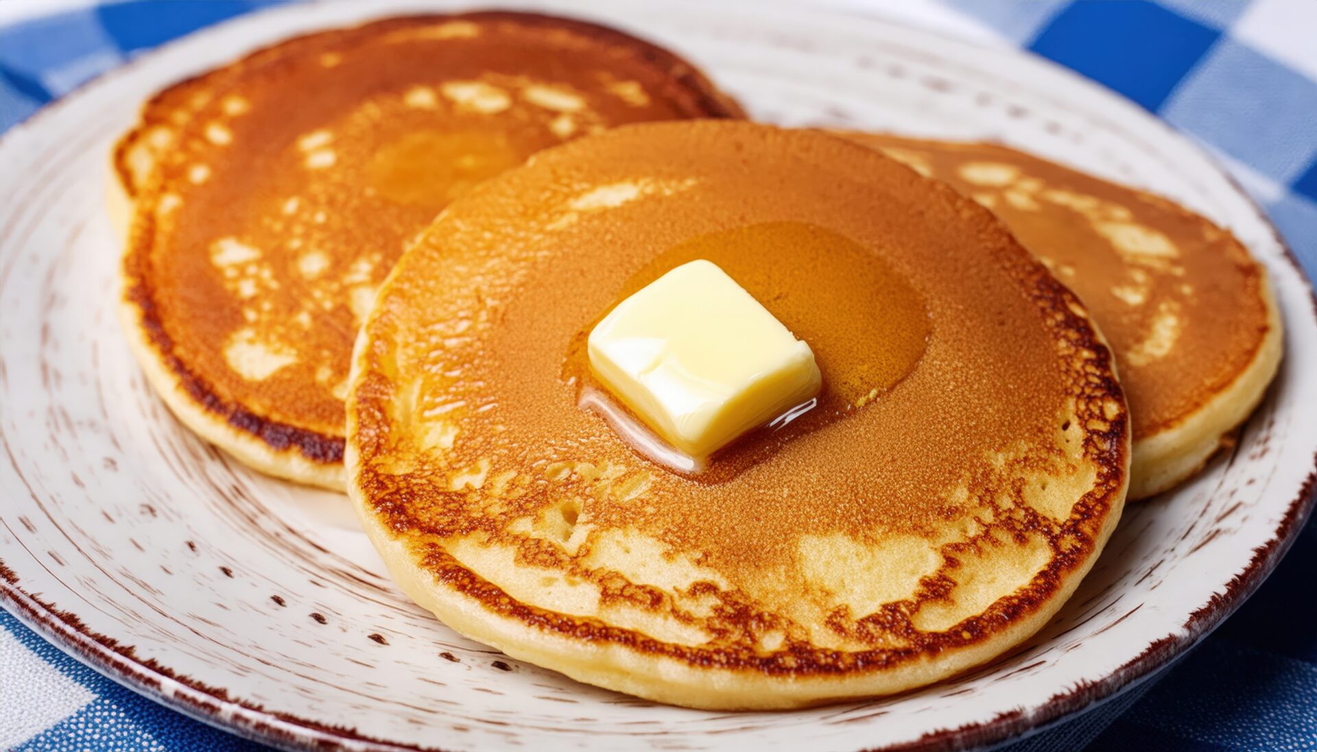 3枚のパンケーキ