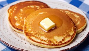 3枚のパンケーキ