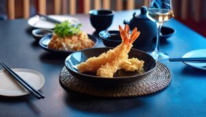 和食セットの海老天
