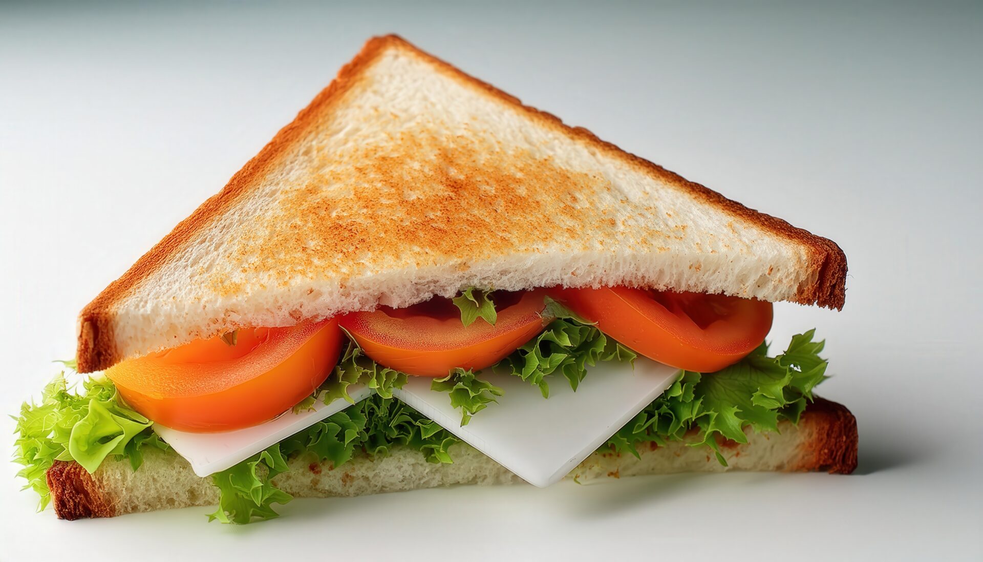 トマトとチーズのトーストサンド