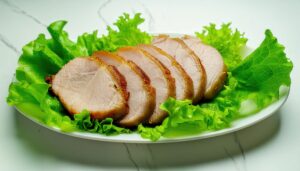 サラダ添えローストポーク