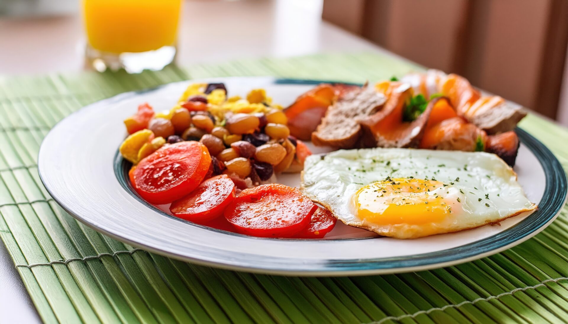 野菜たっぷり朝食プレート