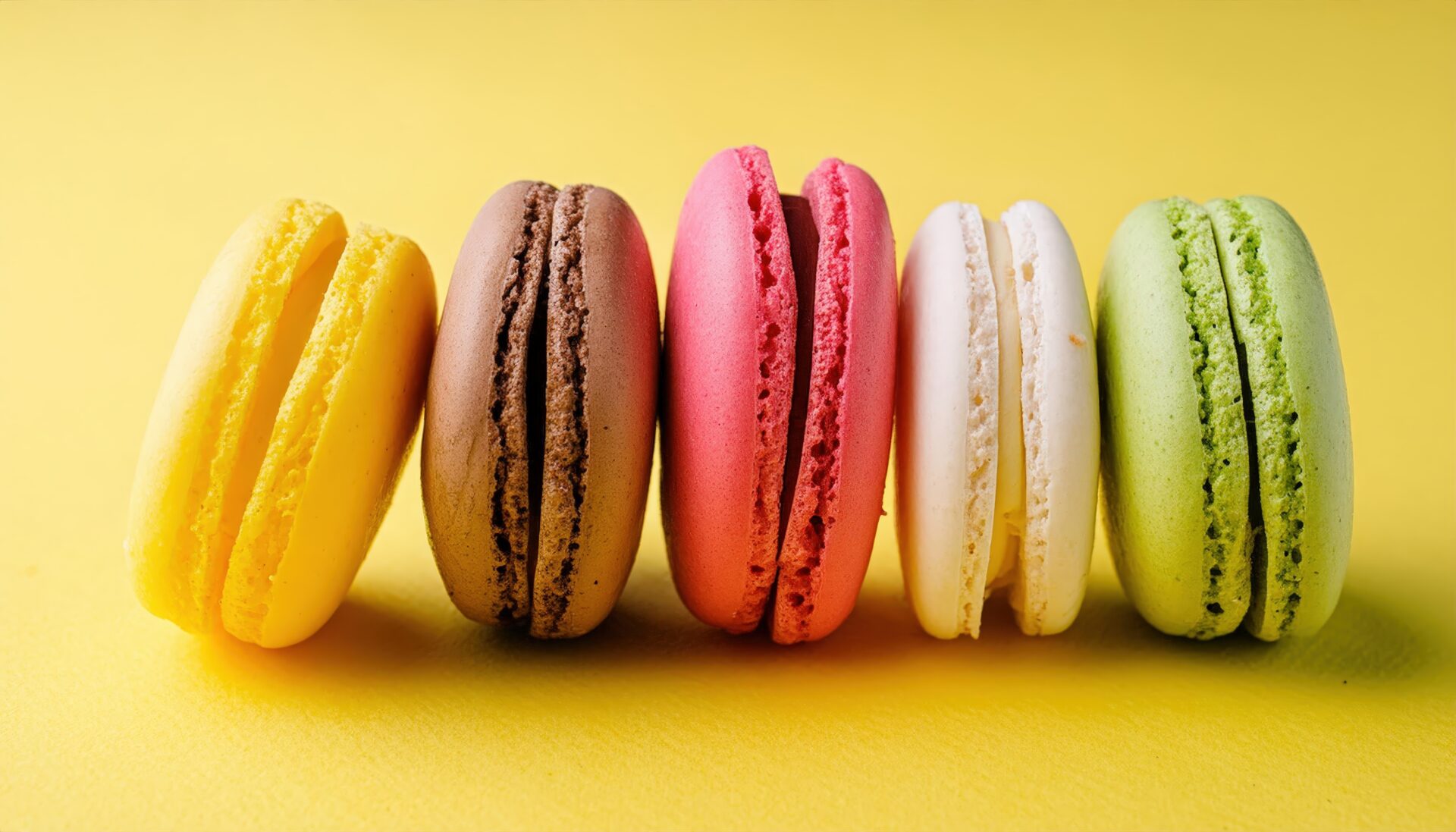 カラフルマカロン（立て並び）