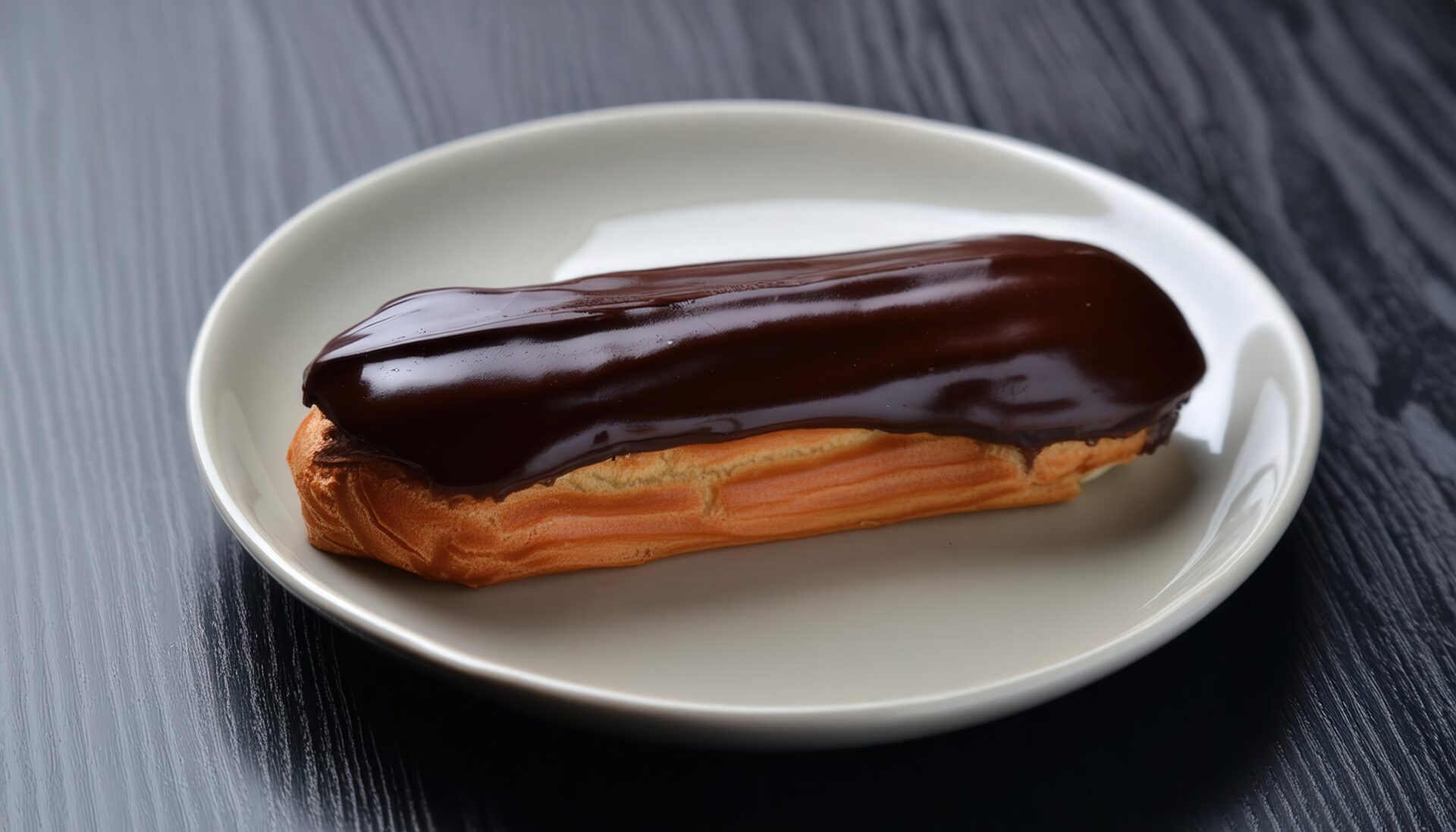 シンプルなチョコレートエクレア