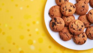 チョコチップクッキーの盛り合わせ