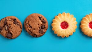 クッキーの並び