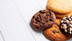 クッキーの平置き