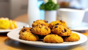 朝食のクッキー