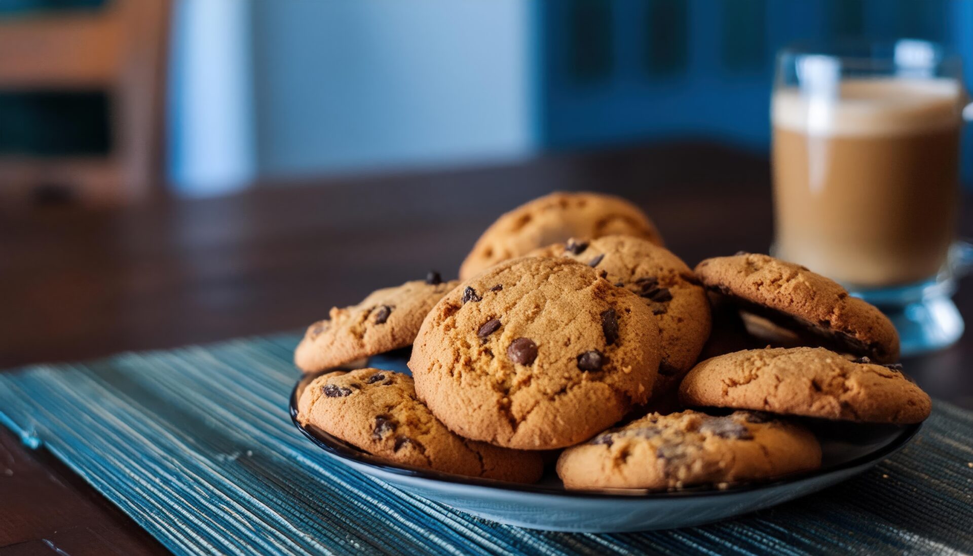 クッキーとカフェラテ