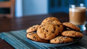 クッキーとカフェラテ